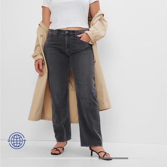 GAP π MID RISE ORGANIC COTTON 90s LOOSE JEANS - Picture 4 of 8